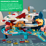 Set Piste Dinozauri cu Mașini Electrice – Distractiv și Educațional