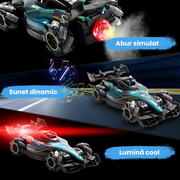 Mașinuță cu Telecomandă 4DRC Y2 – Drift 360°, Abur & Lumini